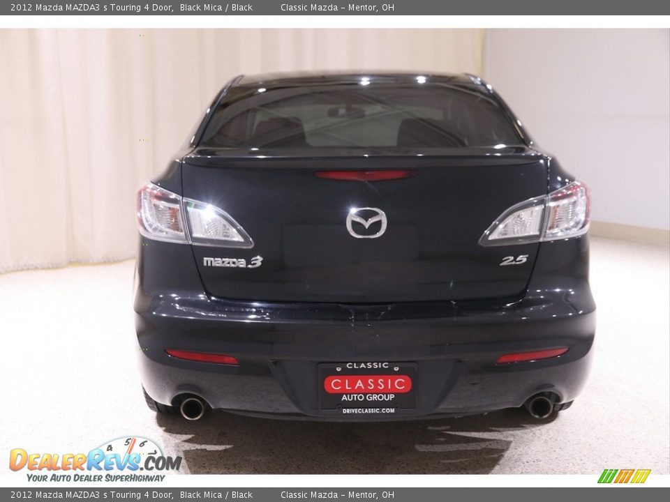 2012 Mazda MAZDA3 s Touring 4 Door Black Mica / Black Photo #18