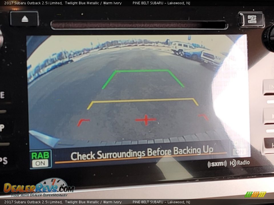 2017 Subaru Outback 2.5i Limited Twilight Blue Metallic / Warm Ivory Photo #7