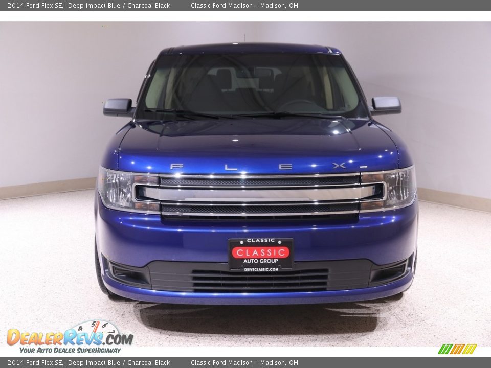 2014 Ford Flex SE Deep Impact Blue / Charcoal Black Photo #2