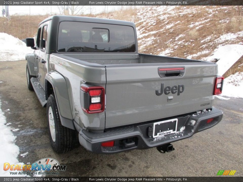 2021 Jeep Gladiator Sport 4x4 Sting-Gray / Black Photo #5