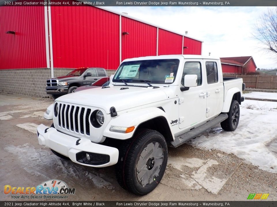 2021 Jeep Gladiator High Altitude 4x4 Bright White / Black Photo #1