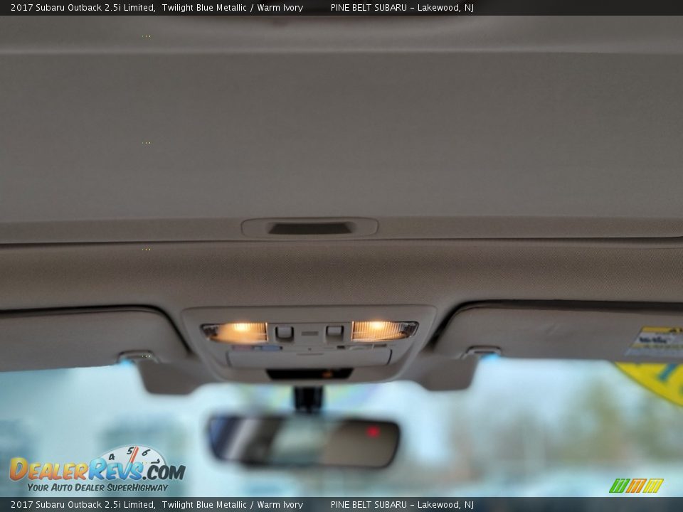 2017 Subaru Outback 2.5i Limited Twilight Blue Metallic / Warm Ivory Photo #9