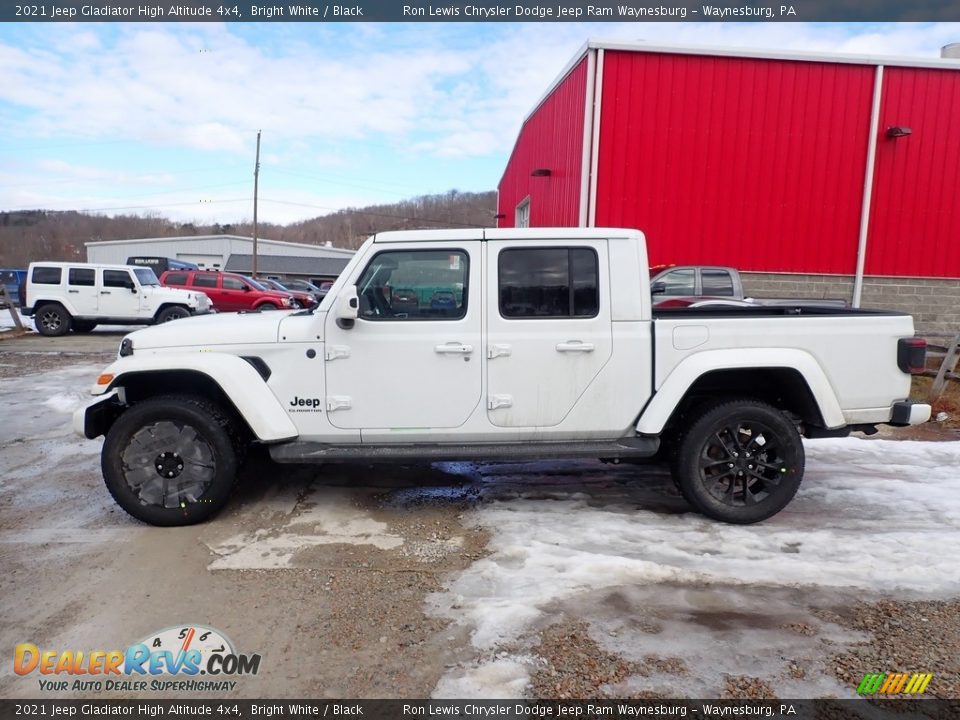 2021 Jeep Gladiator High Altitude 4x4 Bright White / Black Photo #2