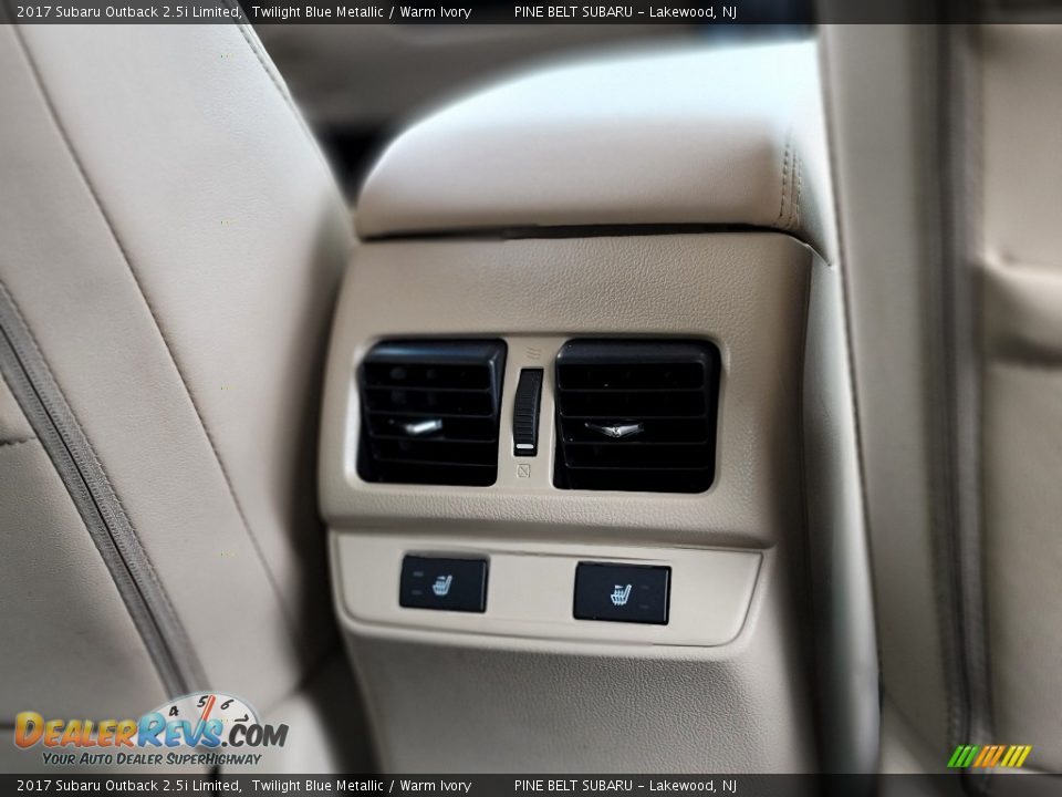 2017 Subaru Outback 2.5i Limited Twilight Blue Metallic / Warm Ivory Photo #10