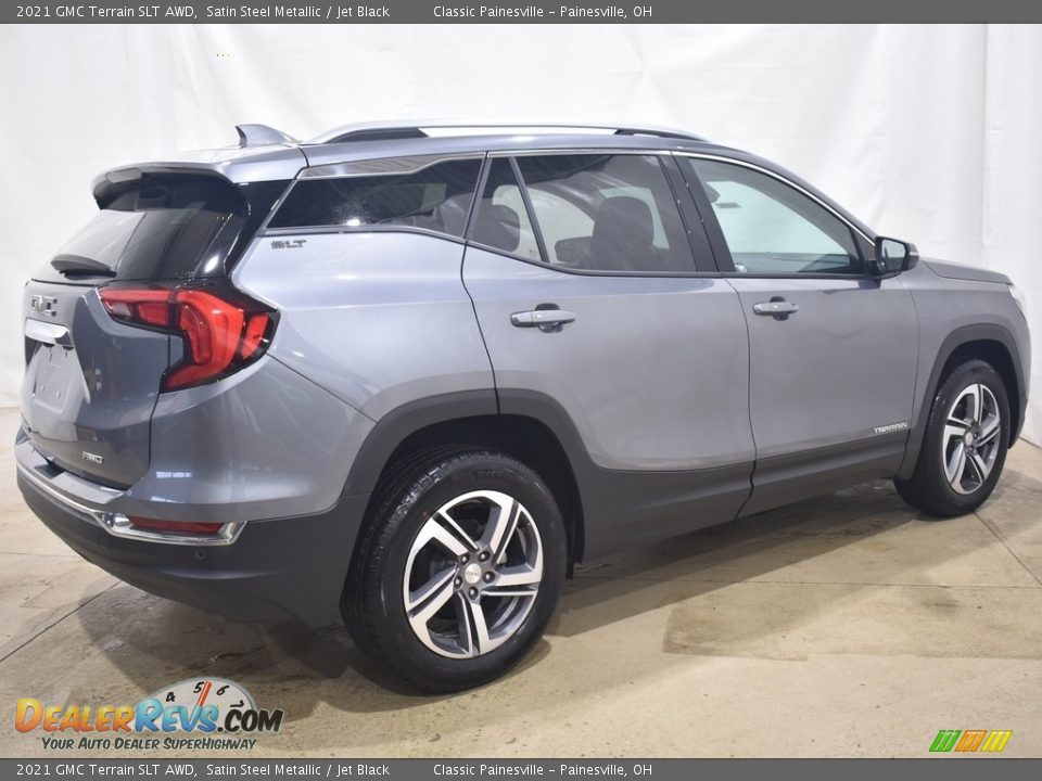 2021 GMC Terrain SLT AWD Satin Steel Metallic / Jet Black Photo #2