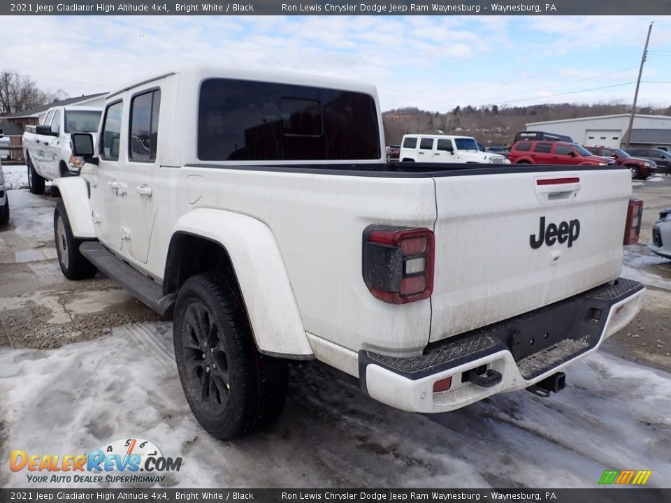 2021 Jeep Gladiator High Altitude 4x4 Bright White / Black Photo #3