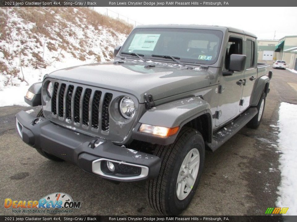 2021 Jeep Gladiator Sport 4x4 Sting-Gray / Black Photo #8