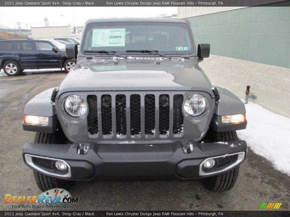 2021 Jeep Gladiator Sport 4x4 Sting-Gray / Black Photo #9