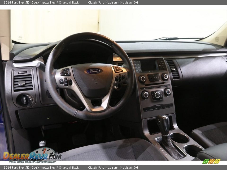 2014 Ford Flex SE Deep Impact Blue / Charcoal Black Photo #6