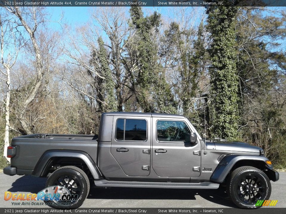 2021 Jeep Gladiator High Altitude 4x4 Granite Crystal Metallic / Black/Steel Gray Photo #5