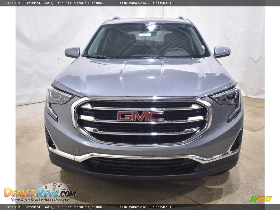 2021 GMC Terrain SLT AWD Satin Steel Metallic / Jet Black Photo #4