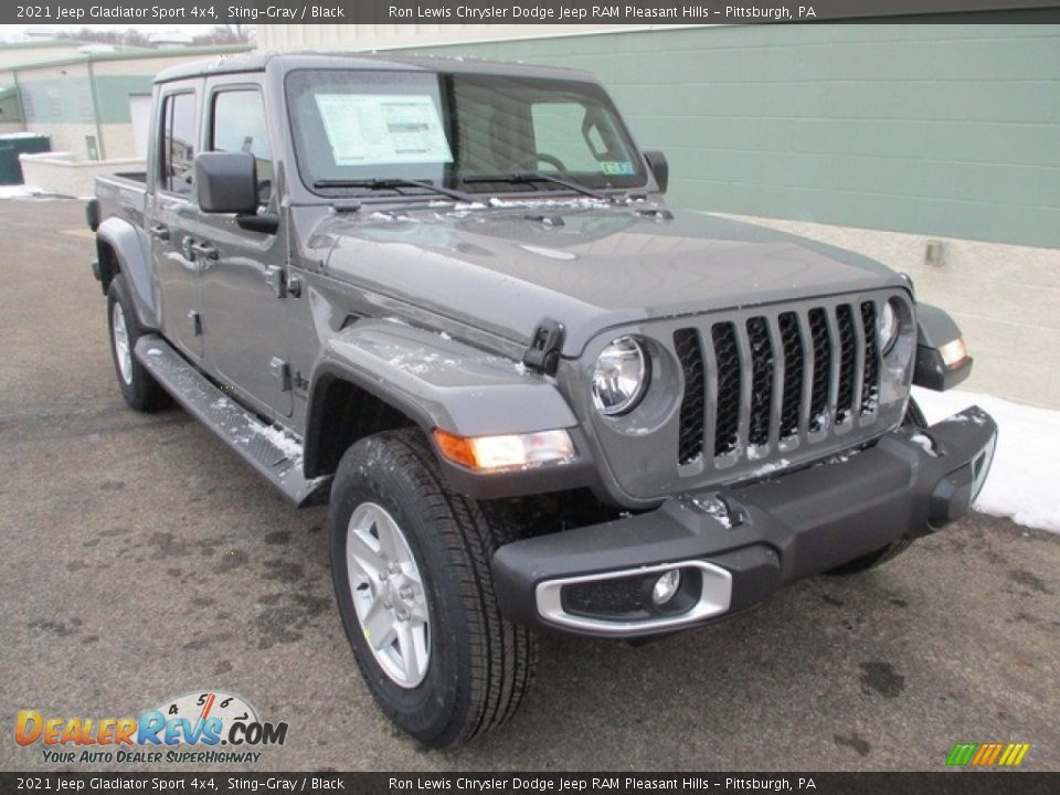 2021 Jeep Gladiator Sport 4x4 Sting-Gray / Black Photo #10