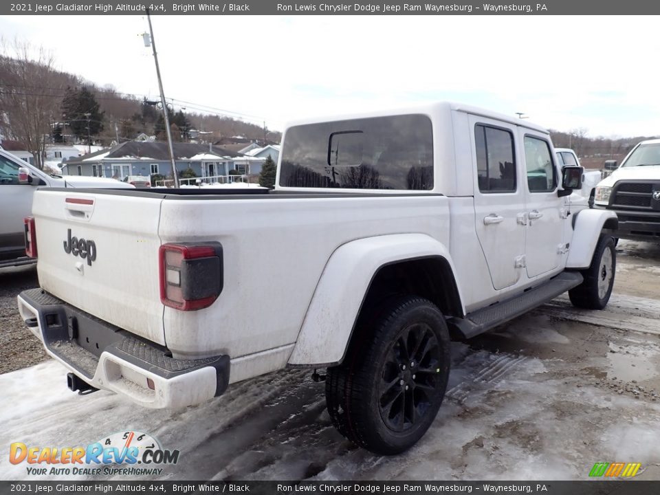 2021 Jeep Gladiator High Altitude 4x4 Bright White / Black Photo #5