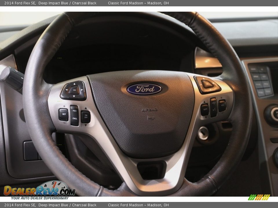 2014 Ford Flex SE Deep Impact Blue / Charcoal Black Photo #7