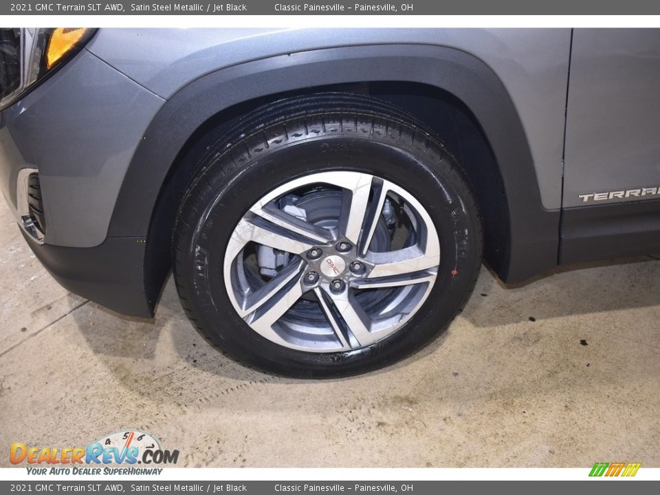 2021 GMC Terrain SLT AWD Satin Steel Metallic / Jet Black Photo #5