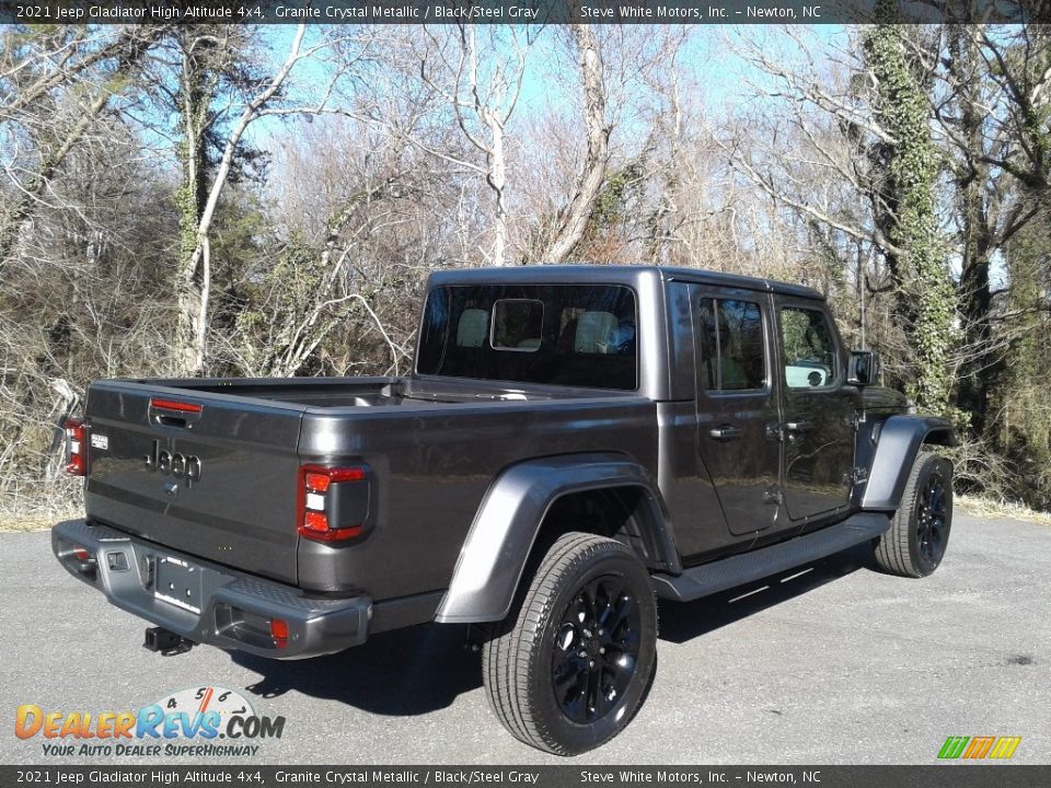 2021 Jeep Gladiator High Altitude 4x4 Granite Crystal Metallic / Black/Steel Gray Photo #6