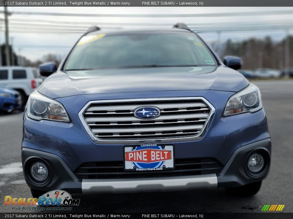 2017 Subaru Outback 2.5i Limited Twilight Blue Metallic / Warm Ivory Photo #15