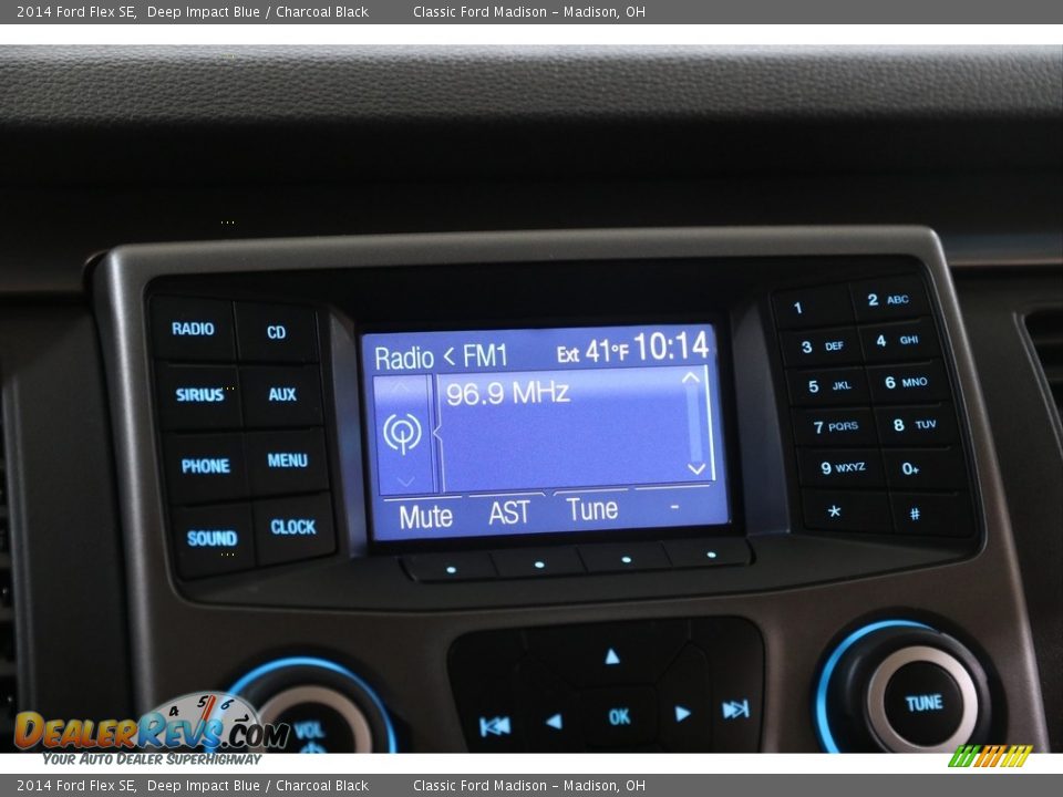 2014 Ford Flex SE Deep Impact Blue / Charcoal Black Photo #10