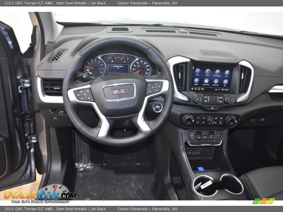 2021 GMC Terrain SLT AWD Satin Steel Metallic / Jet Black Photo #11