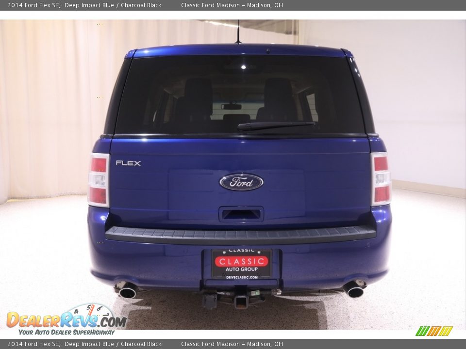 2014 Ford Flex SE Deep Impact Blue / Charcoal Black Photo #17