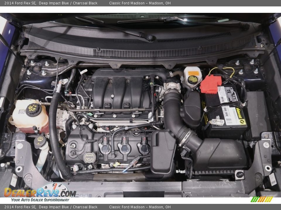 2014 Ford Flex SE Deep Impact Blue / Charcoal Black Photo #18
