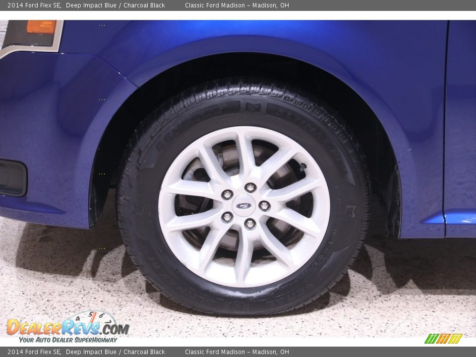 2014 Ford Flex SE Deep Impact Blue / Charcoal Black Photo #19
