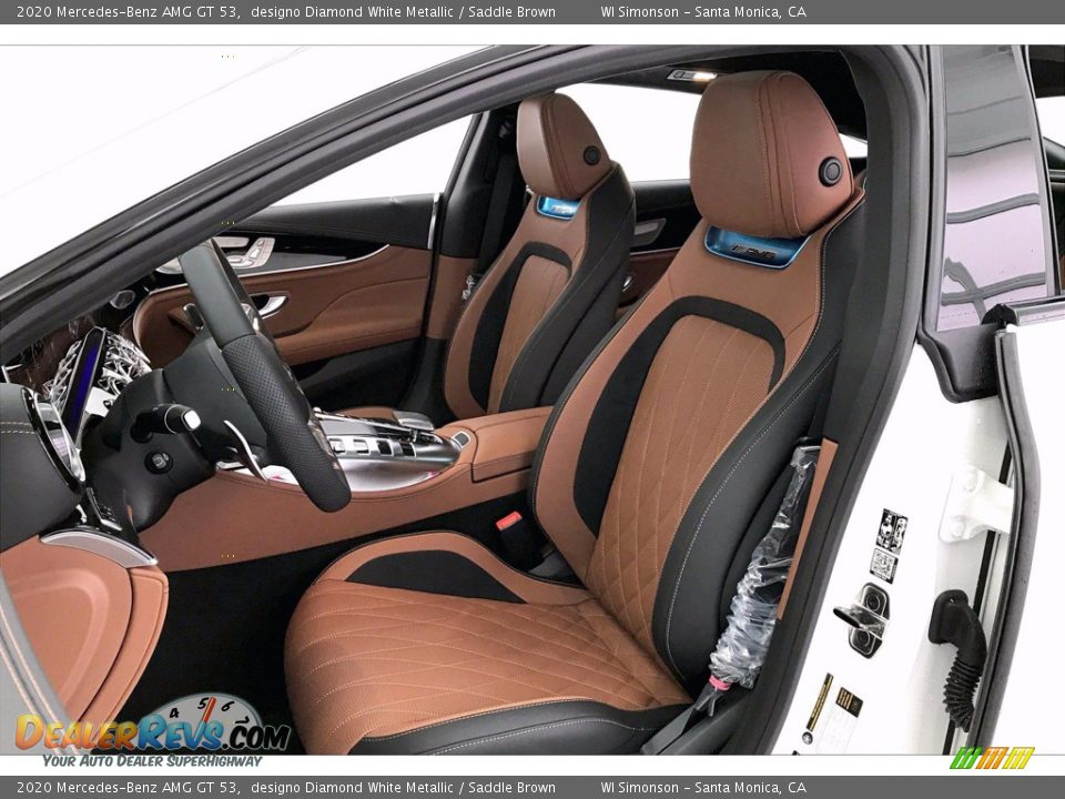 Saddle Brown Interior - 2020 Mercedes-Benz AMG GT 53 Photo #14
