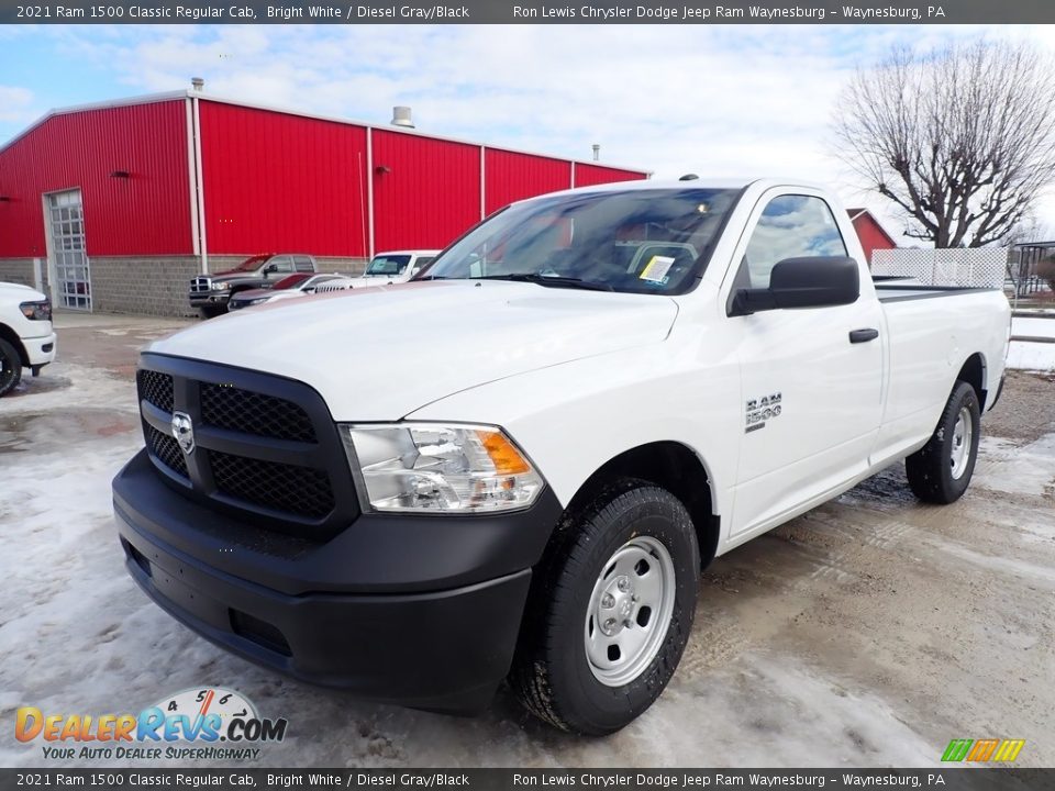 2021 Ram 1500 Classic Regular Cab Bright White / Diesel Gray/Black Photo #1