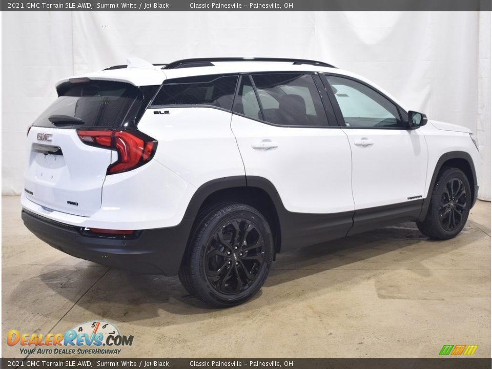 2021 GMC Terrain SLE AWD Summit White / Jet Black Photo #2