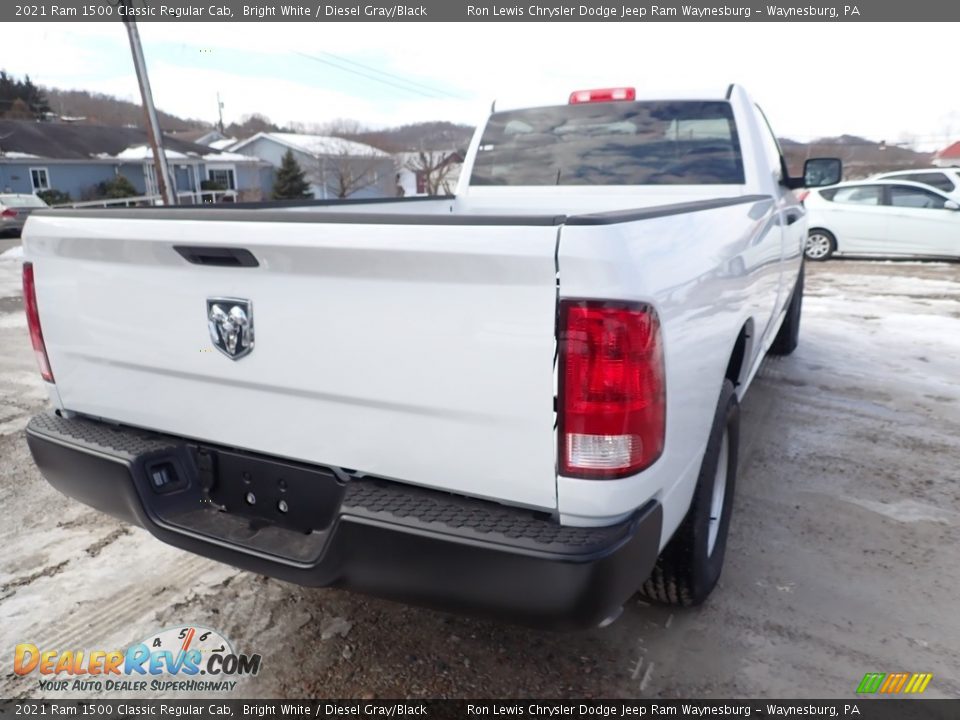 2021 Ram 1500 Classic Regular Cab Bright White / Diesel Gray/Black Photo #6