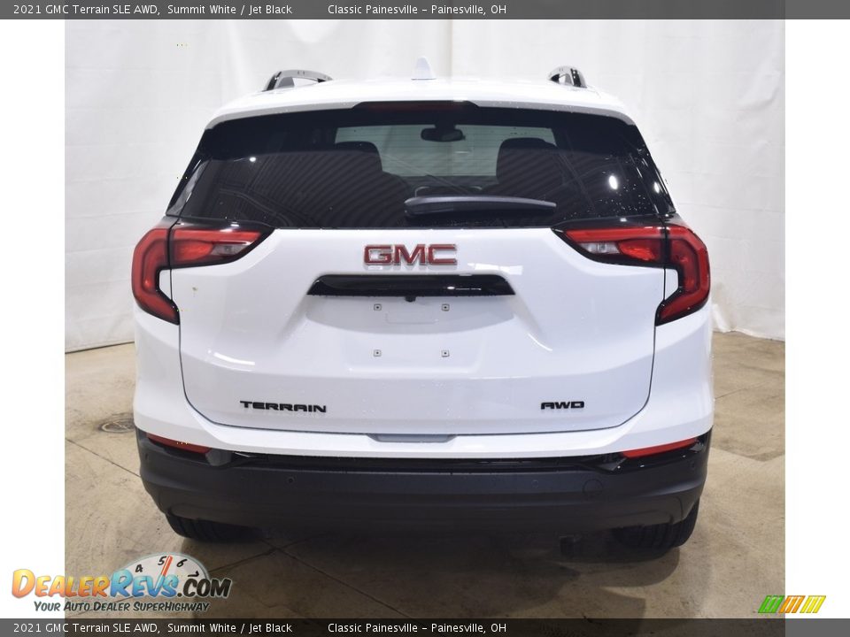 2021 GMC Terrain SLE AWD Summit White / Jet Black Photo #3