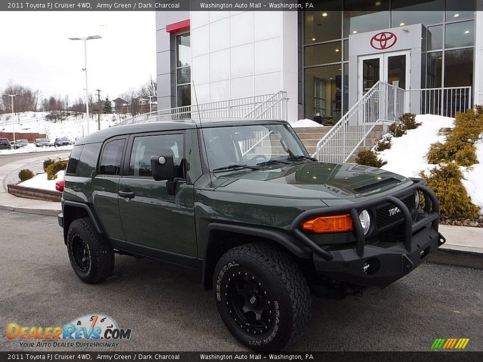 2011 Toyota FJ Cruiser 4WD Army Green / Dark Charcoal Photo #1