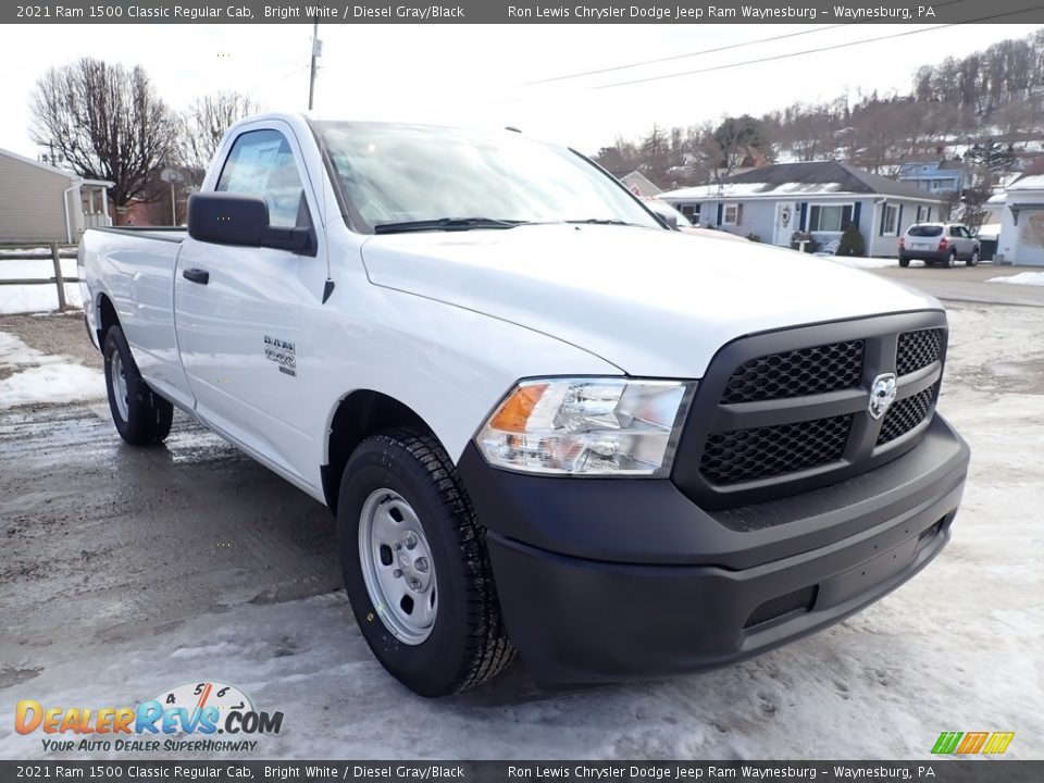 2021 Ram 1500 Classic Regular Cab Bright White / Diesel Gray/Black Photo #8