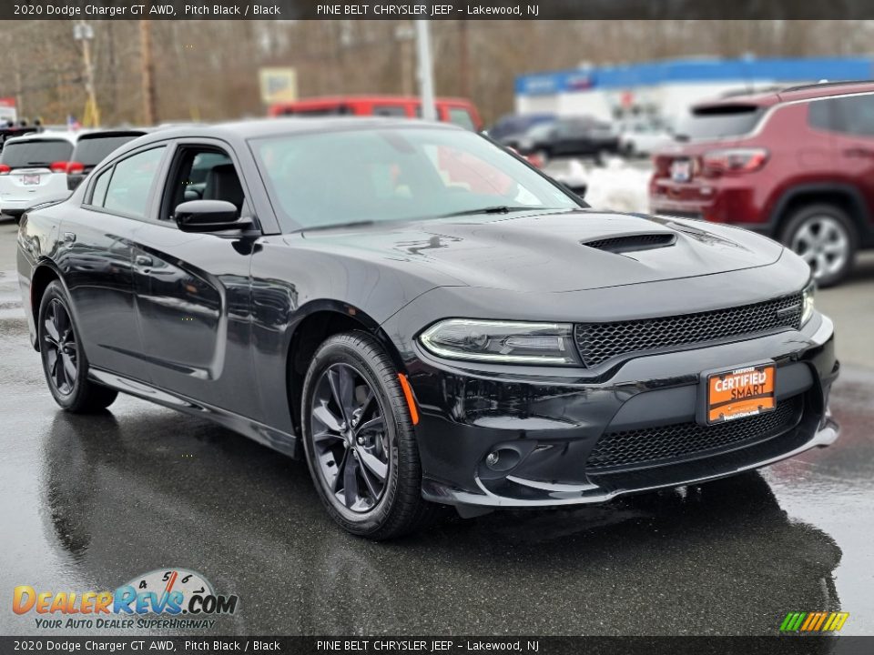 2020 Dodge Charger GT AWD Pitch Black / Black Photo #1