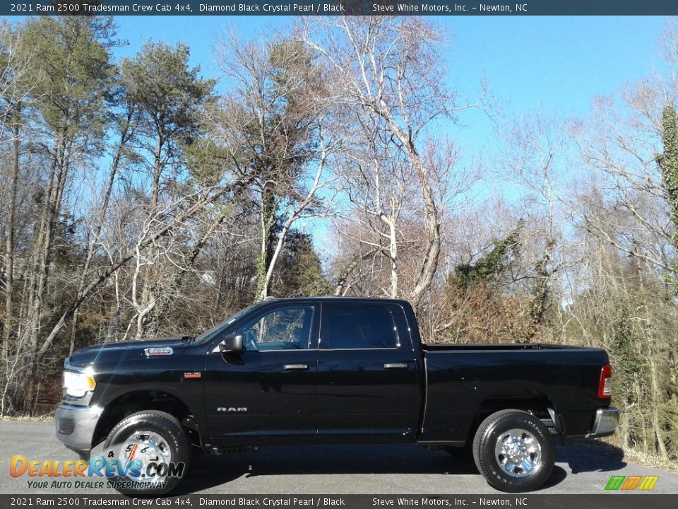 2021 Ram 2500 Tradesman Crew Cab 4x4 Diamond Black Crystal Pearl / Black Photo #1