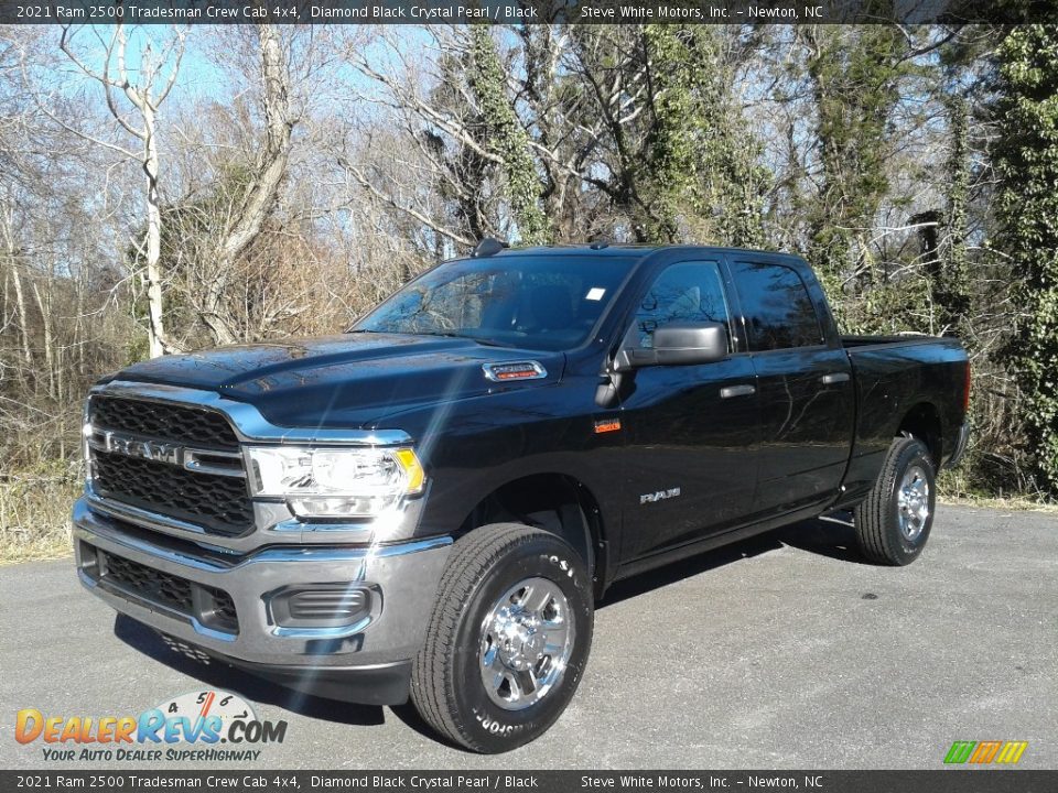 2021 Ram 2500 Tradesman Crew Cab 4x4 Diamond Black Crystal Pearl / Black Photo #2