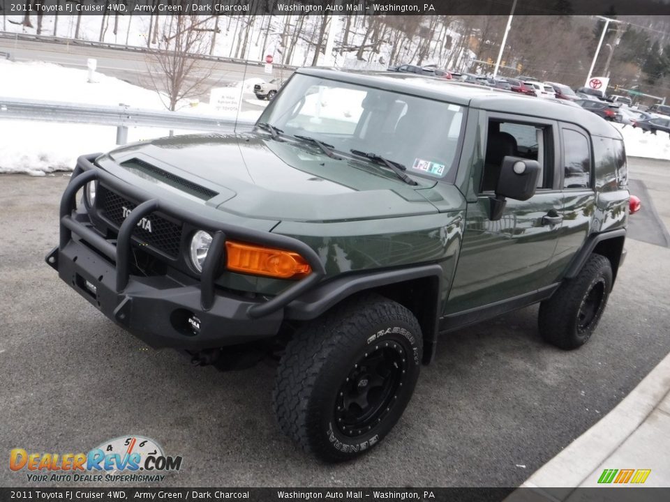 2011 Toyota FJ Cruiser 4WD Army Green / Dark Charcoal Photo #11