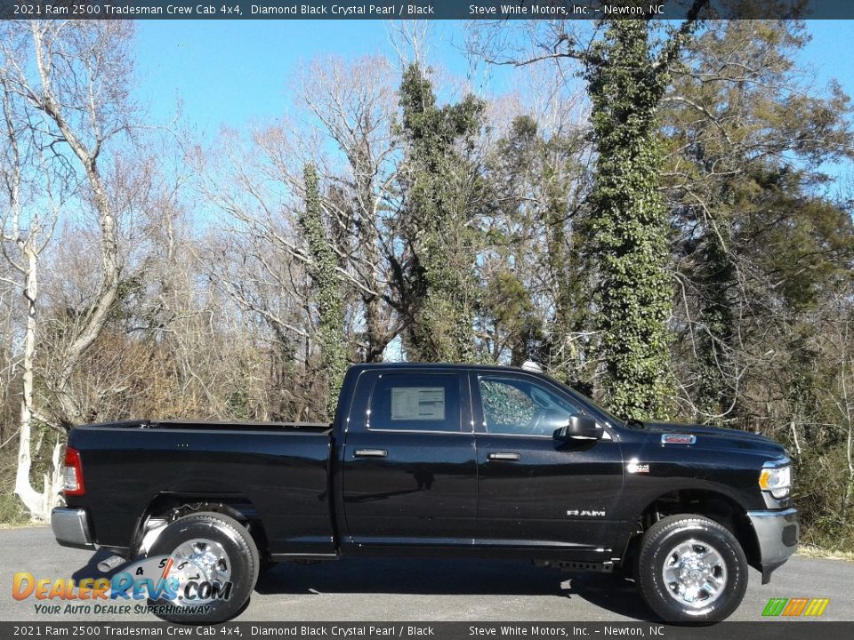 2021 Ram 2500 Tradesman Crew Cab 4x4 Diamond Black Crystal Pearl / Black Photo #5