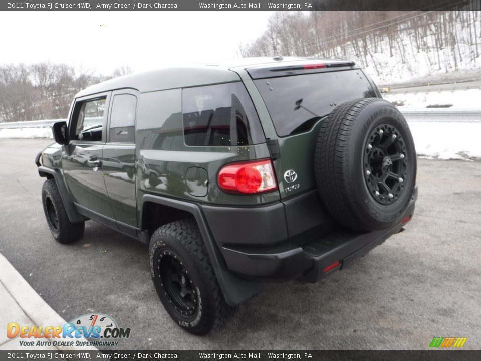 2011 Toyota FJ Cruiser 4WD Army Green / Dark Charcoal Photo #13