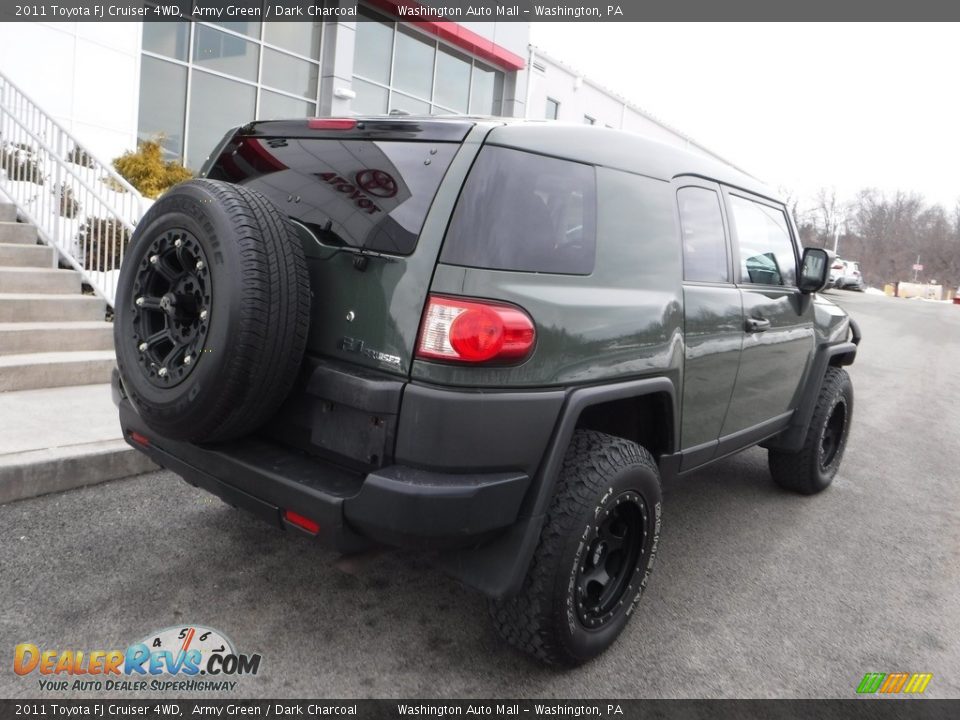 2011 Toyota FJ Cruiser 4WD Army Green / Dark Charcoal Photo #15