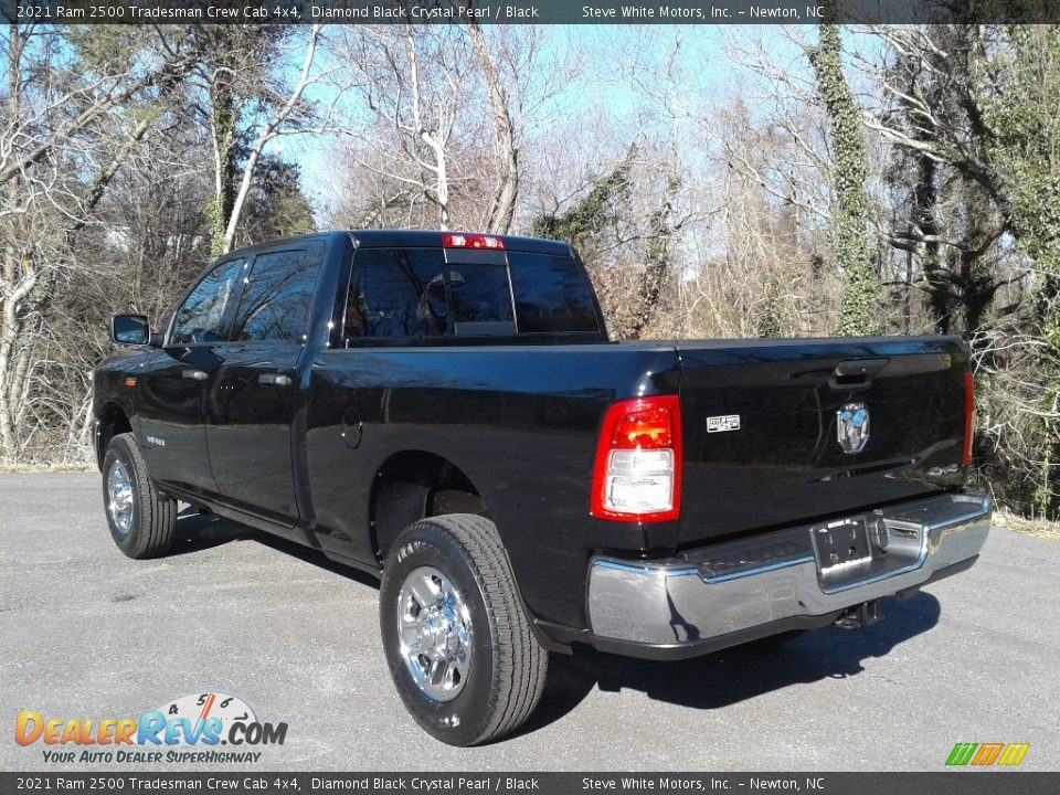 2021 Ram 2500 Tradesman Crew Cab 4x4 Diamond Black Crystal Pearl / Black Photo #9