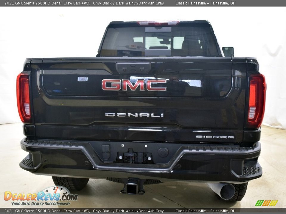 2021 GMC Sierra 2500HD Denali Crew Cab 4WD Onyx Black / Dark Walnut/Dark Ash Gray Photo #3