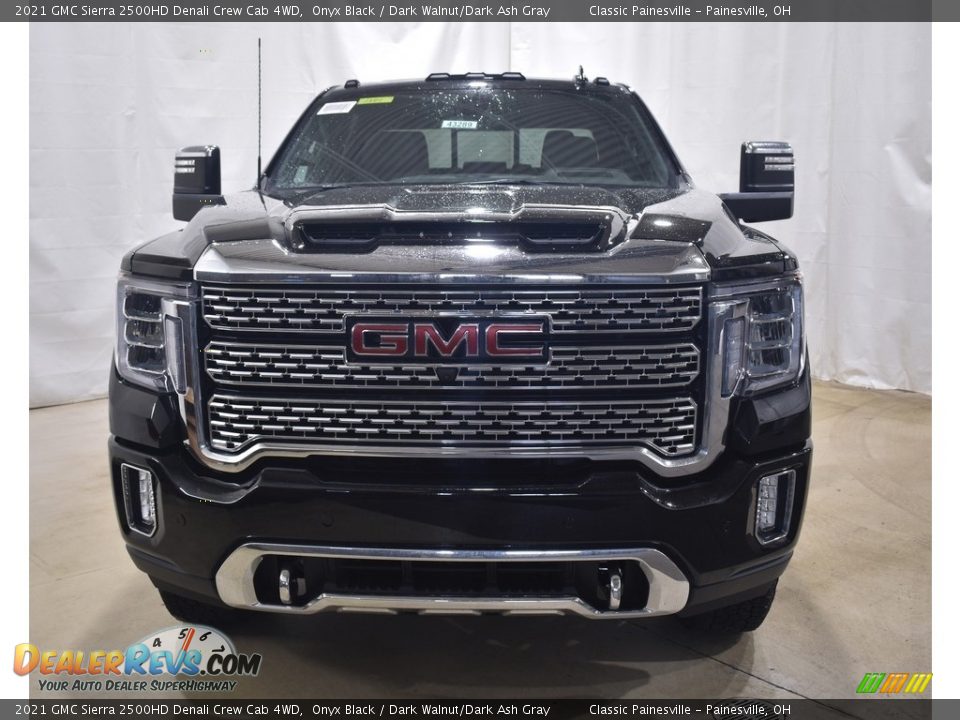 2021 GMC Sierra 2500HD Denali Crew Cab 4WD Onyx Black / Dark Walnut/Dark Ash Gray Photo #4