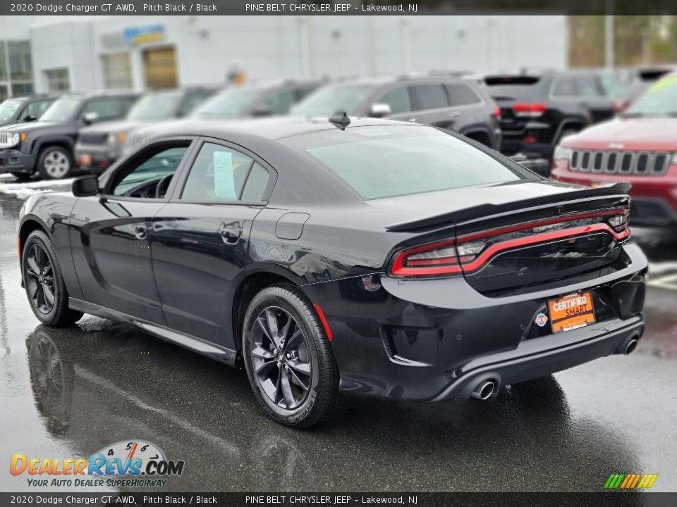 2020 Dodge Charger GT AWD Pitch Black / Black Photo #22