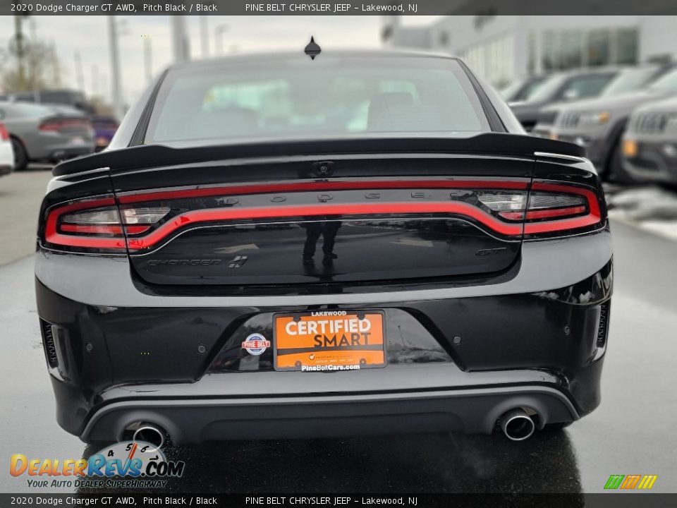 2020 Dodge Charger GT AWD Pitch Black / Black Photo #23