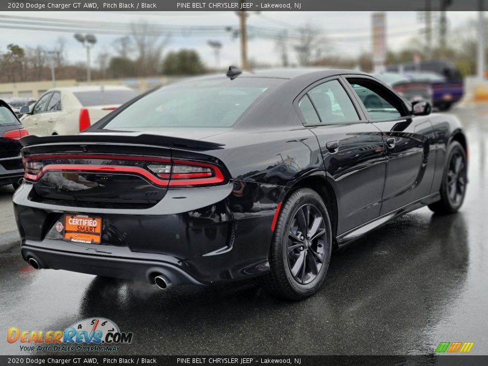 2020 Dodge Charger GT AWD Pitch Black / Black Photo #24