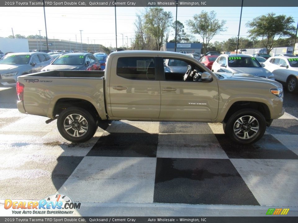 2019 Toyota Tacoma TRD Sport Double Cab Quicksand / Cement Gray Photo #3