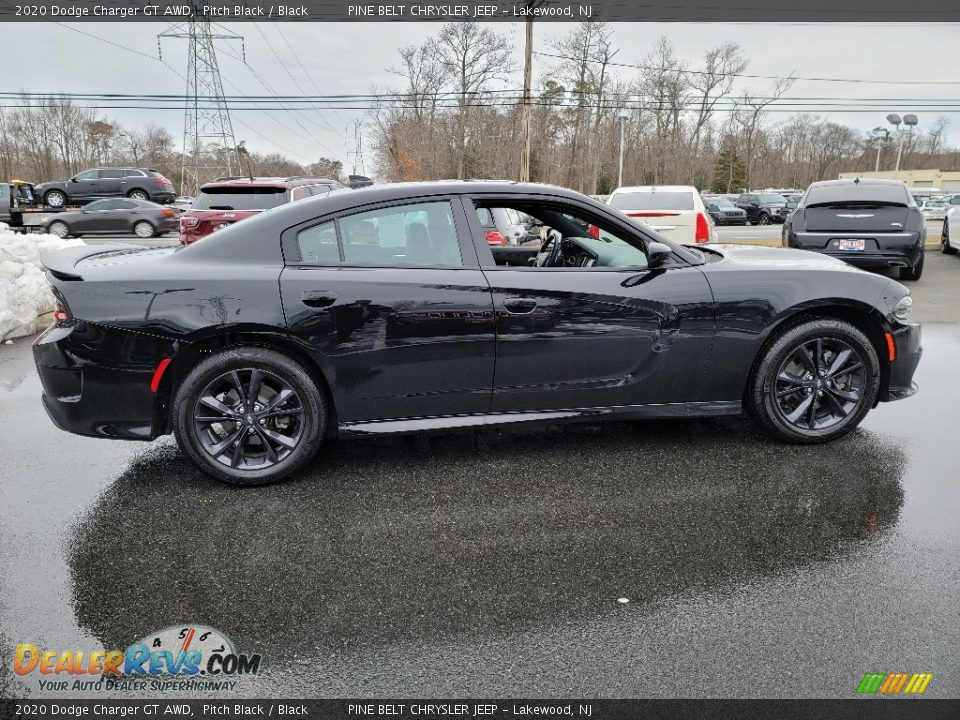 2020 Dodge Charger GT AWD Pitch Black / Black Photo #25