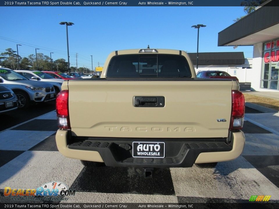 2019 Toyota Tacoma TRD Sport Double Cab Quicksand / Cement Gray Photo #4