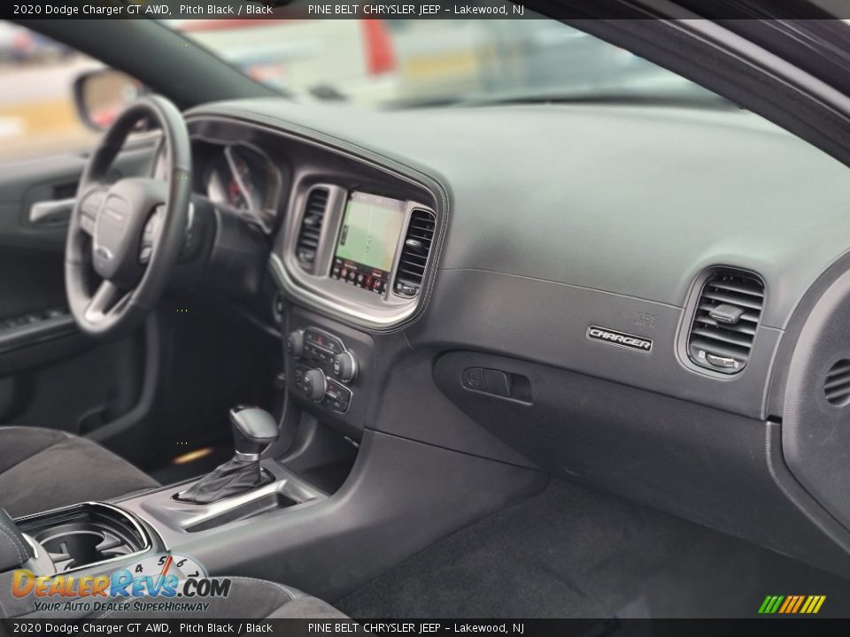 2020 Dodge Charger GT AWD Pitch Black / Black Photo #28